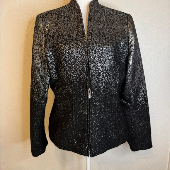 Jones New York Jackets & Blazers - Jones New York Black and Silver Blazer